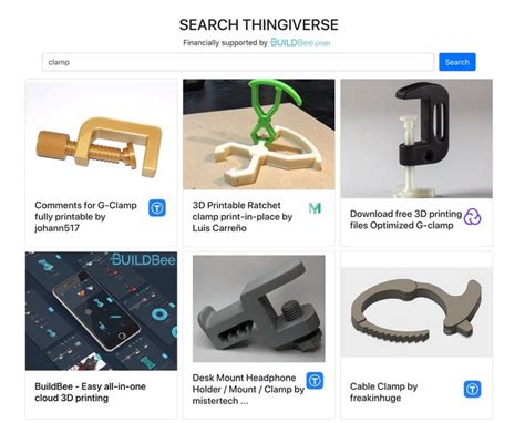 thingiverse.com|Search Thingiverse .